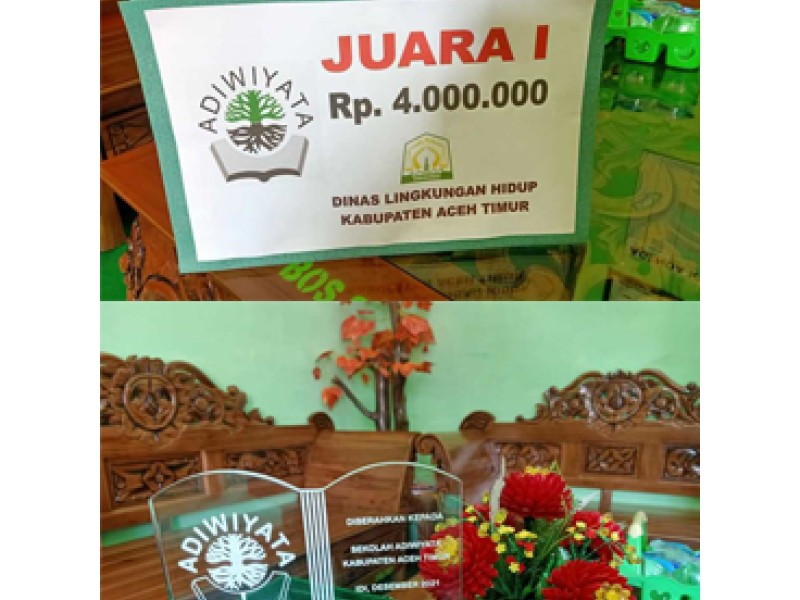 SMP NEGERI 1 IDI RAIH JUARA 1 SEKOLAH ADIWIYATA TINGKAT KABUPATEN ACEH TIMUR